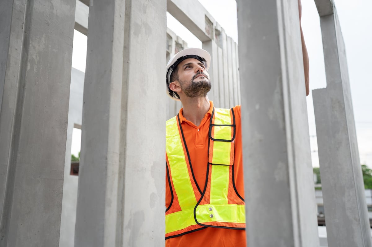 Skilled contractor at work